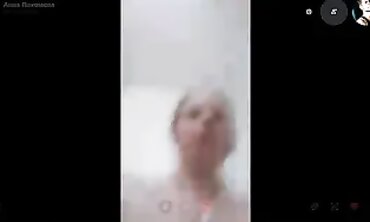 POV Webcam: Busty Russian Anna on Skype