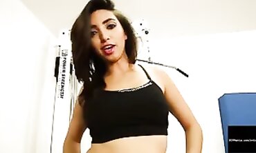 Petite Hispanic Frida Sante Gets Rough POV Workout