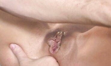 Ash-Blonde Diamond Butt Gapes Open And Crammed With Jism