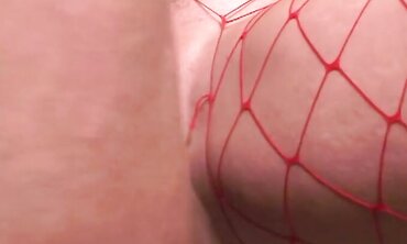 Flower Tucci Wears Steaming Crimson Fishnets To Get Humped