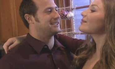 Aurora Snow In Dark-Hued Stocking One On One With Jizz
