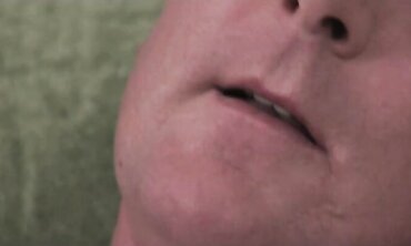 Man in his late 30's milks and blows his blast on himself.