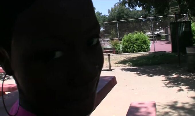 Dark-Hued Doll Lux Have Fun Gets Down For Multiracial Romp With Gigantic Milky Spear two