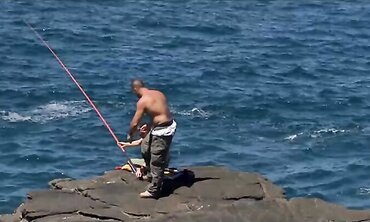 Vayana Has A Highly Public Threeway On A Jetty At The Beach