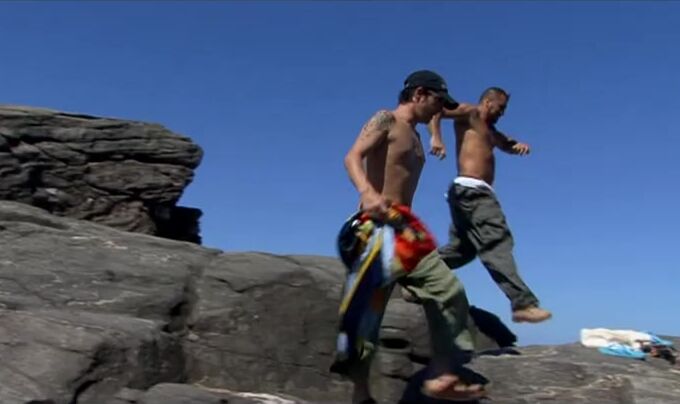 Vayana Has A Highly Public Threeway On A Jetty At The Beach