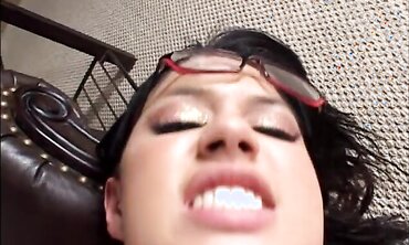 Eva Angelina Deeps Her Glasses On During This Rock-Hard Driving One On One Sequence