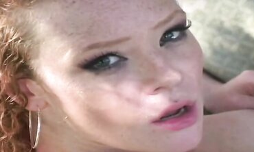 Audrey Hollander Takes A Trouser Snake In Her Bum Outside