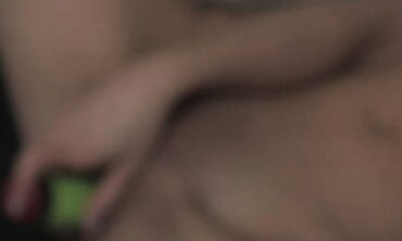 Super Hot Brown-Haired With Meaty Mounds Jams Her Twat With A Hitachi