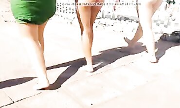 Blonde and Brunette Babes Show Off Stunning Asses in Bikinis at the Beach