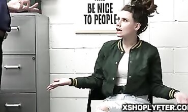 Ebony Shoplifter Gets Hard Cop Discipline