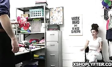 Ebony Shoplifter Gets Hard Cop Discipline