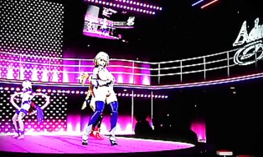 MMD R18: Ebony MILF Stripper's Outdoor Group Sex Orgy