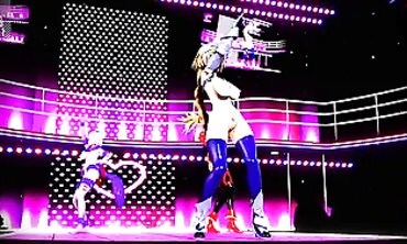 MMD R18: Ebony MILF Stripper's Outdoor Group Sex Orgy