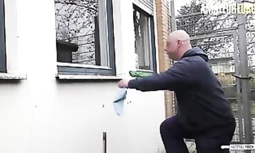 German Housewife Seduces Employee For Rough Sex
