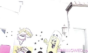 Kaitlyn Natalie and Lexi Share a Cum-Filled Blowbang