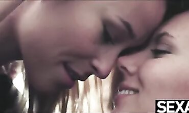 Petite Blonde Lola Reve Satisfies Her Girlfriend in a Hot Lesbian Scene