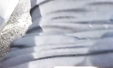 French Amateur's First Anal Outdoor Experience