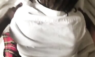 POV: Ebony College Chick's First Hardcore Anal Experience