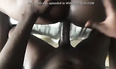 POV: Ebony College Chick's First Hardcore Anal Experience
