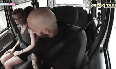 Greek Cab Driver Pounds Tourist Blonde in Public