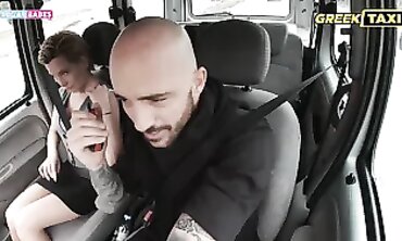 Greek Cab Driver Pounds Tourist Blonde in Public