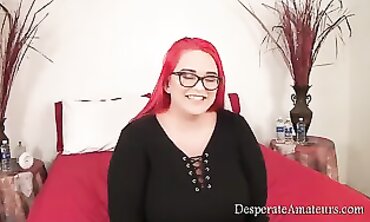 Bombshell Casting Audition: Big Tits Redhead