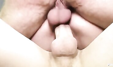 Brunette Bae Grind Gets Dual Penetrated In Tights
