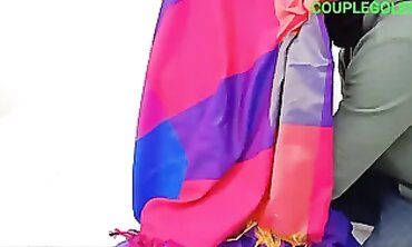 Colorful Outfit Indian Amateur Couple Doggystyle Sex