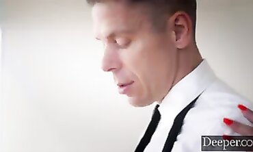 Emma Lily and a Married Man in a Wild Threesome