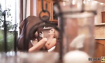 Tender Interracial Blonde Miss Gets BBC from Caring African Boyfriend