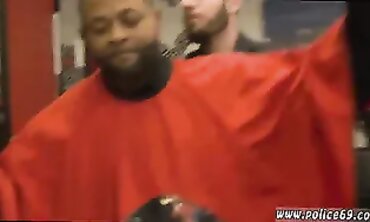 Red-Lipped Suspect Caught in Interracial Hardcore Action