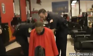 Red-Lipped Suspect Caught in Interracial Hardcore Action