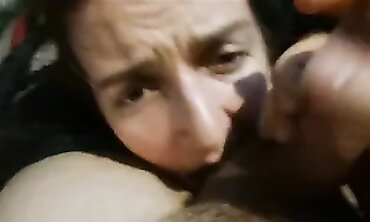 POV: Amateur Dreadlocks Slut Devours Hefty Load