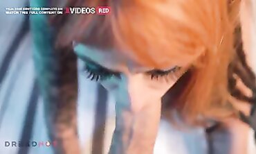 Ruiva Fear Babando na Rola