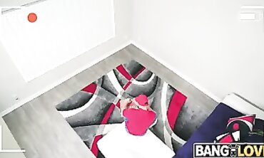 Petite Blonde Step-Sister Caught in 4K