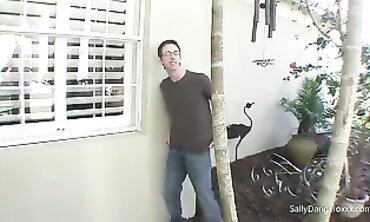 Caught Through the Window: Pounding Auntie Sally