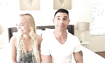Ripped Euro Stud Pummels Petite Blonde with Massive Dick