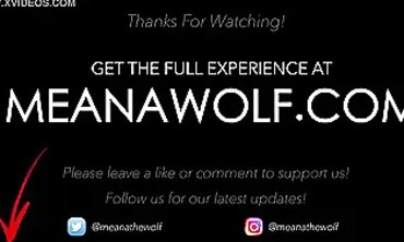 Meana Wolf POV Fantasy Roleplay with Feet and Cumshot
