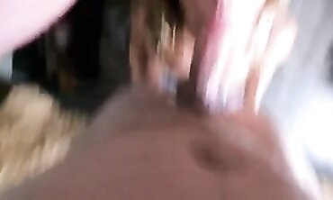 Busty MILF Gets Hefty Cumshot from Surprised Stepson