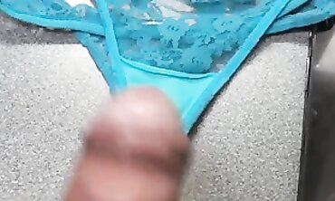 Compilation: Cum Shots on My Mature Latina Wife in Lingerie and Bikinis