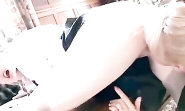 Dyke Slapping and Vibrator Spanking