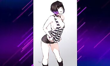 Tomboy Toon Slideshow: Rough Anime Creampie Compilation
