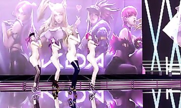 GirlsDay K-Pop Cosplay: Uncensored Ahri, Akali, Evelynn & Kai'Sa