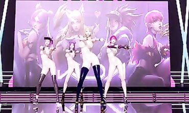GirlsDay K-Pop Cosplay: Uncensored Ahri, Akali, Evelynn & Kai'Sa