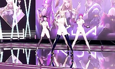 GirlsDay K-Pop Cosplay: Uncensored Ahri, Akali, Evelynn & Kai'Sa