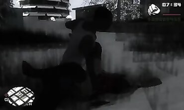 GTA San Andreas Christmas Parody: Stepdaughter Gets Creampie