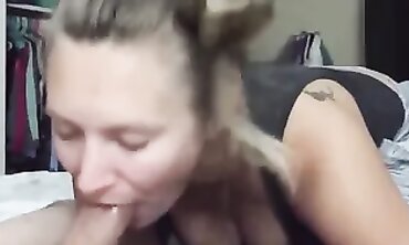Desperate College Coed Craves Deep Throat POV Blowjob