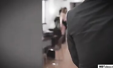 Brunette Slut Elena Koshka Takes Her Boss's Big Cock