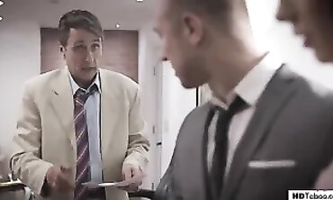 Brunette Slut Elena Koshka Takes Her Boss's Big Cock