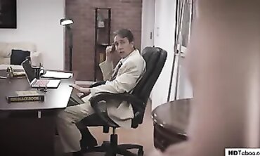 Brunette Slut Elena Koshka Takes Her Boss's Big Cock